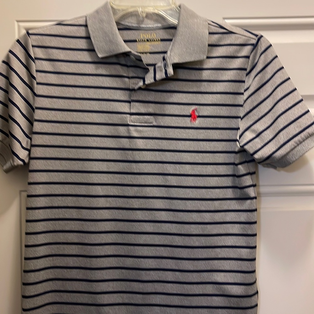 POLO RALPH LAUREN BOYS TODDLER STRIPED PERFORMANCE POLO SHIRT